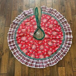 Matilda Jane Christmas Tree Skirt. Reversible. NWT
